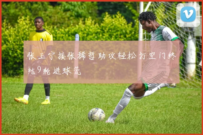 张玉宁接张稀哲助攻轻松打空门终结9轮进球荒